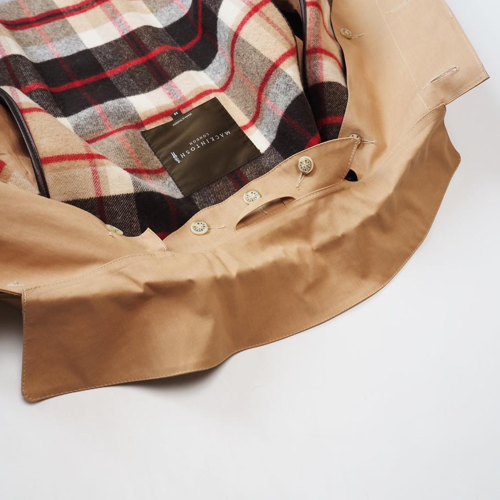MACKINTOSH LONDON スコットランド製ライナー付きゴム引きコート