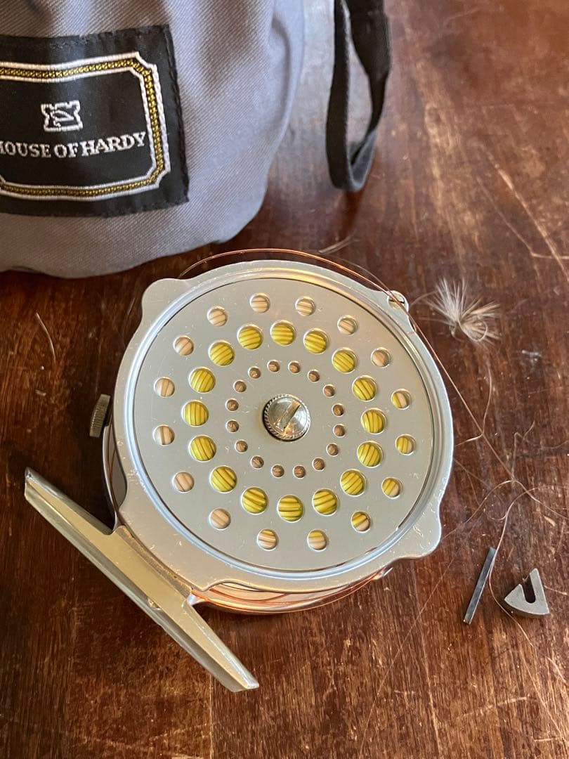 ブグレ HOUSE OF HARDY フライリール 収納バッグ付き ハーディ