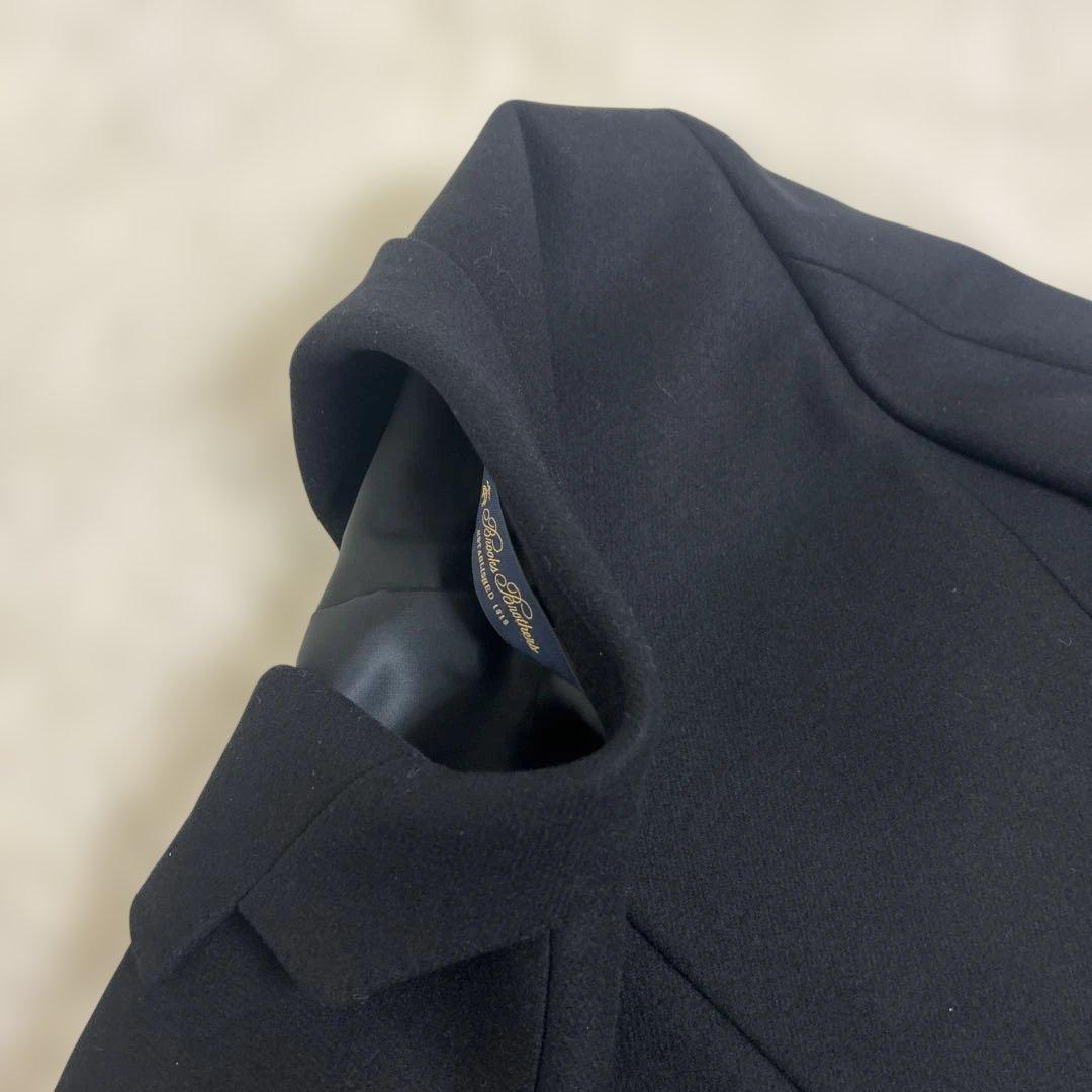 極美品】ブルックスブラザーズ チェスターコート 比翼 ブラック 36