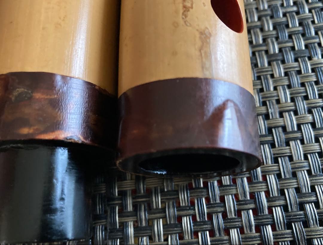 琴古流尺八 【銘有り】二尺二寸管 二印