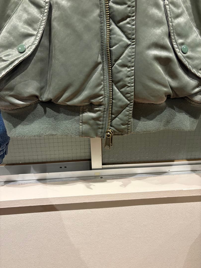 Supreme Denim Sleeve Ma-1 \"Olive\" シュプリーム