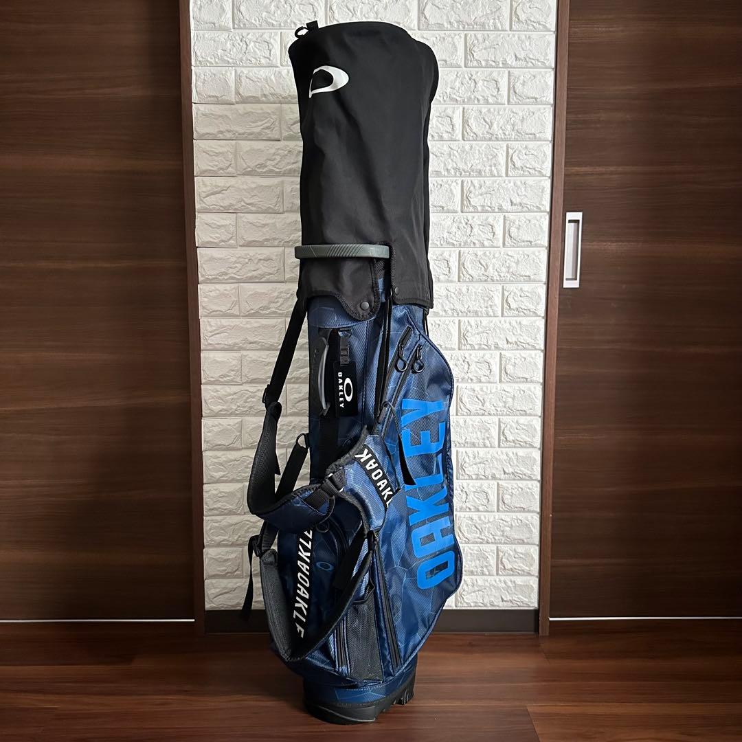 美品 オークリー BGSTAND 12.0 キャディバック ネイビーカモ