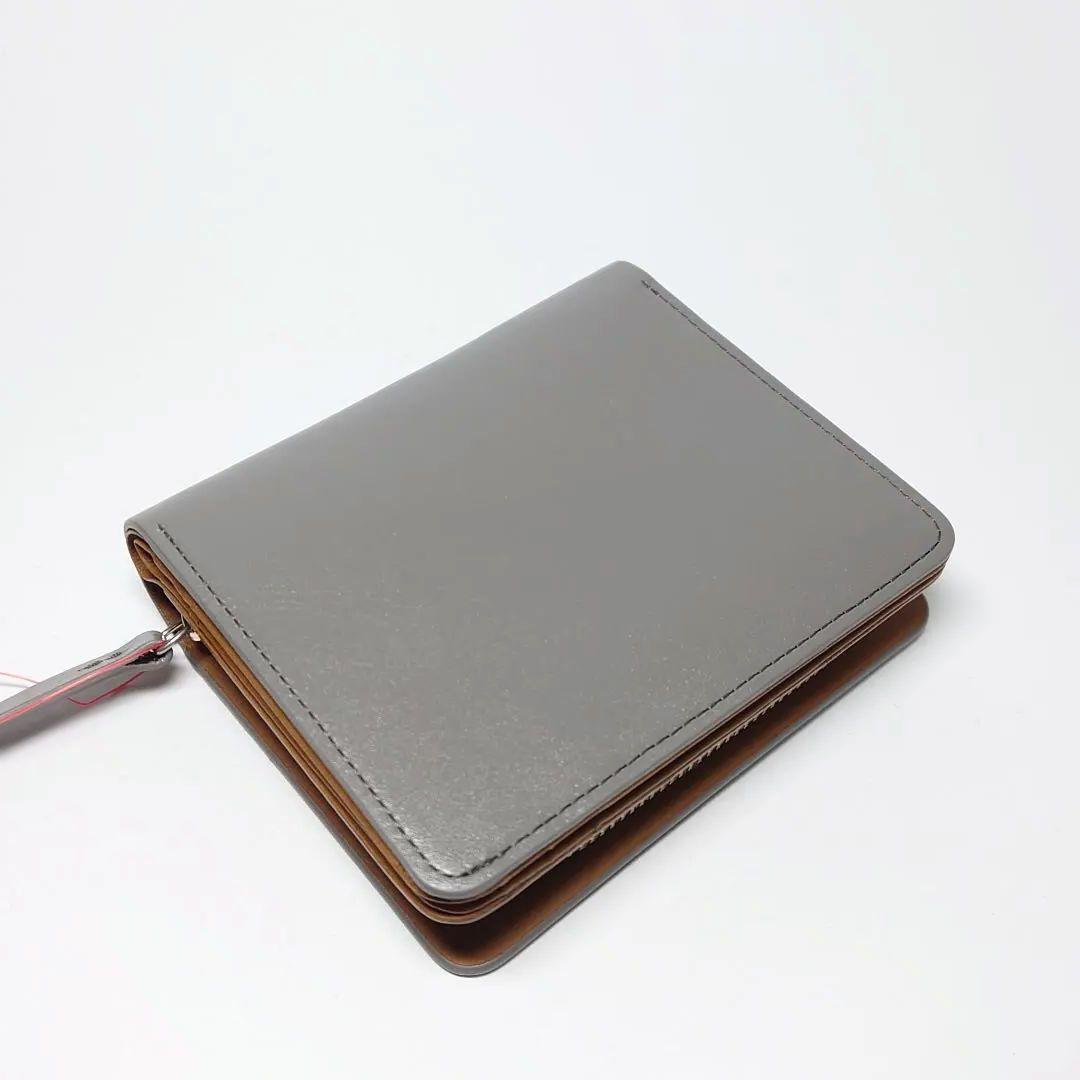 【新品タグ付き】マーガレットハウエルアイデア 二つ折り財布ベンジャミン グレー