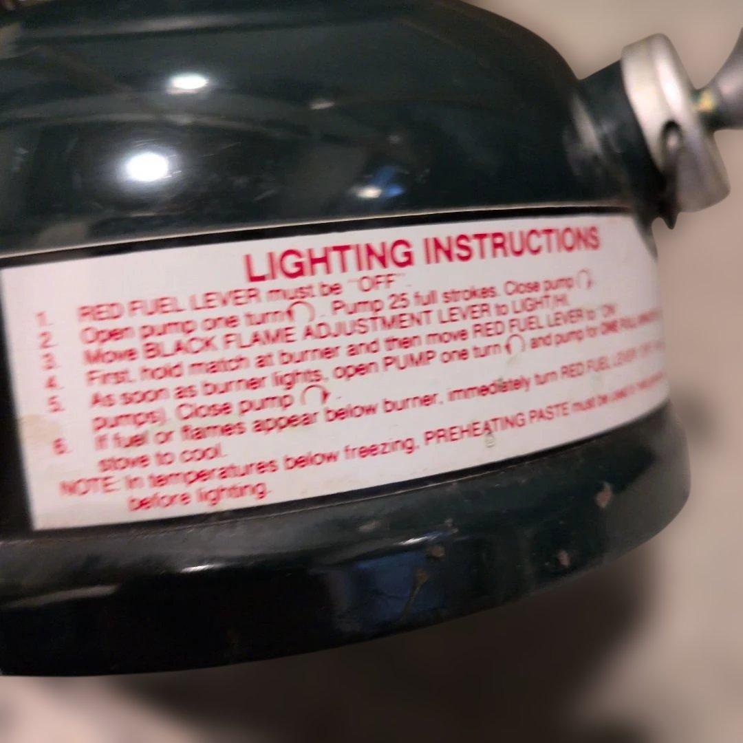 Coleman MODEL 508 STOVE シングルバーナー（ケース付）