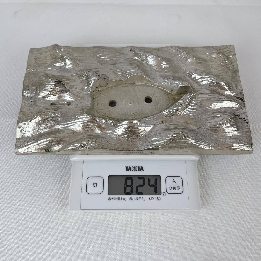 美品☘️ 三越謹製　銀製刻印　宝船　約272ｇ　置物　ガラスケース付