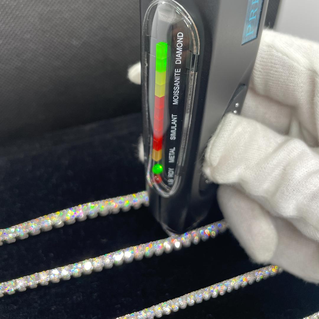 モアサナイト ブレスレット 4ミリ 16cm　【4BS16】