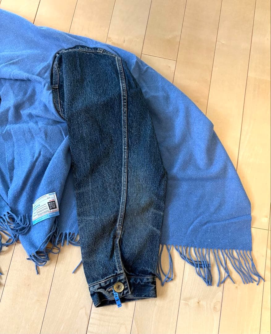 メゾンミハラヤスヒロ デニム袖付きストール