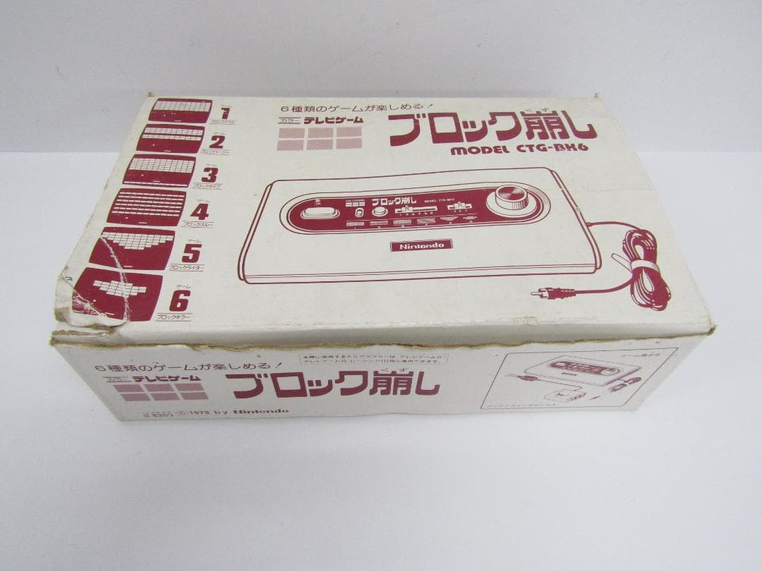 任天堂 ブロック崩し CTG-BK6 カラーテレビゲーム ジャンク品 Y2725