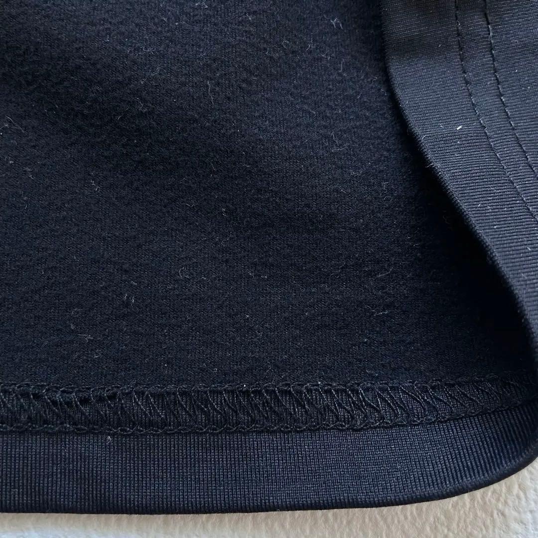 マークアンドロナ 裏起毛 モックネック ハイネック ロゴ ゴールド 冬T