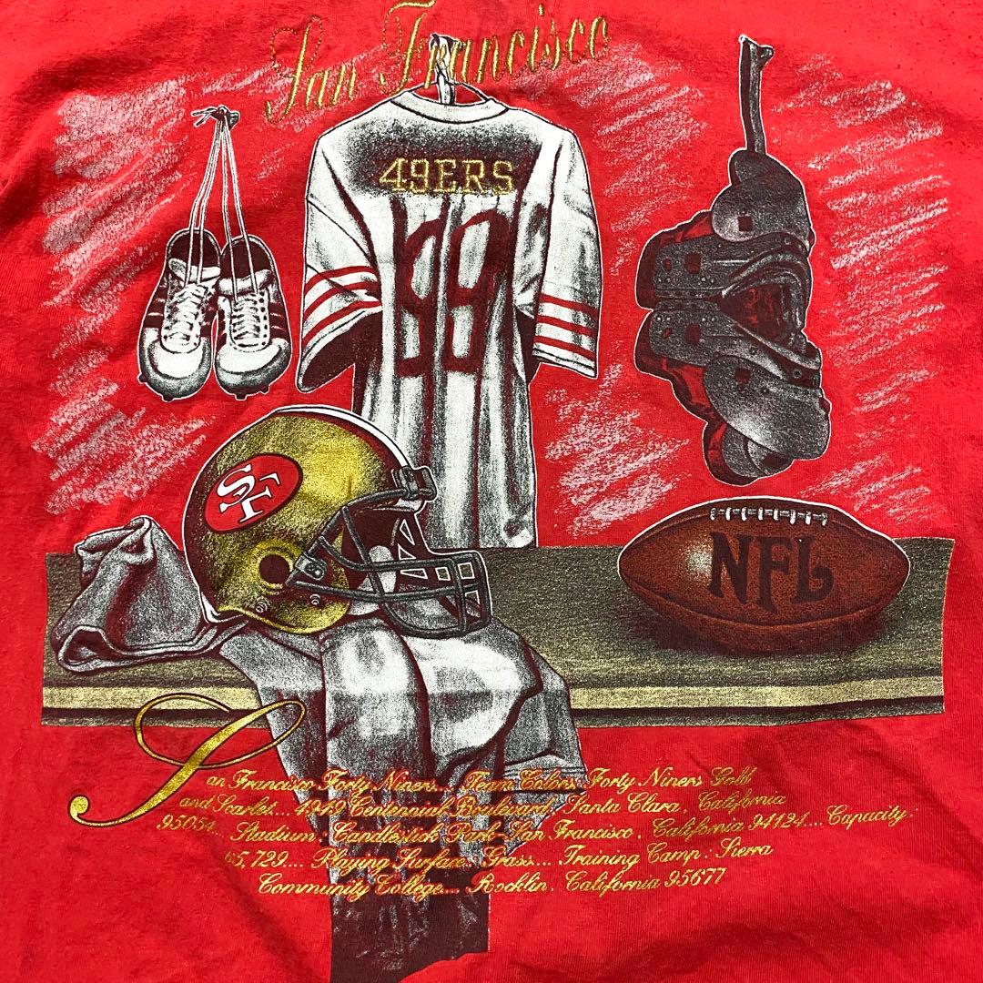 NFL サンフランシスコ49ers Tシャツ Mサイズ 赤 - メルカリ