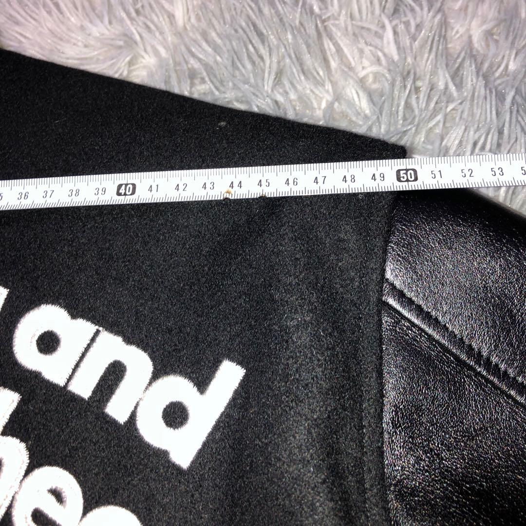 は*ち様 VAN JACレザー切替スタジャン黒試着程度