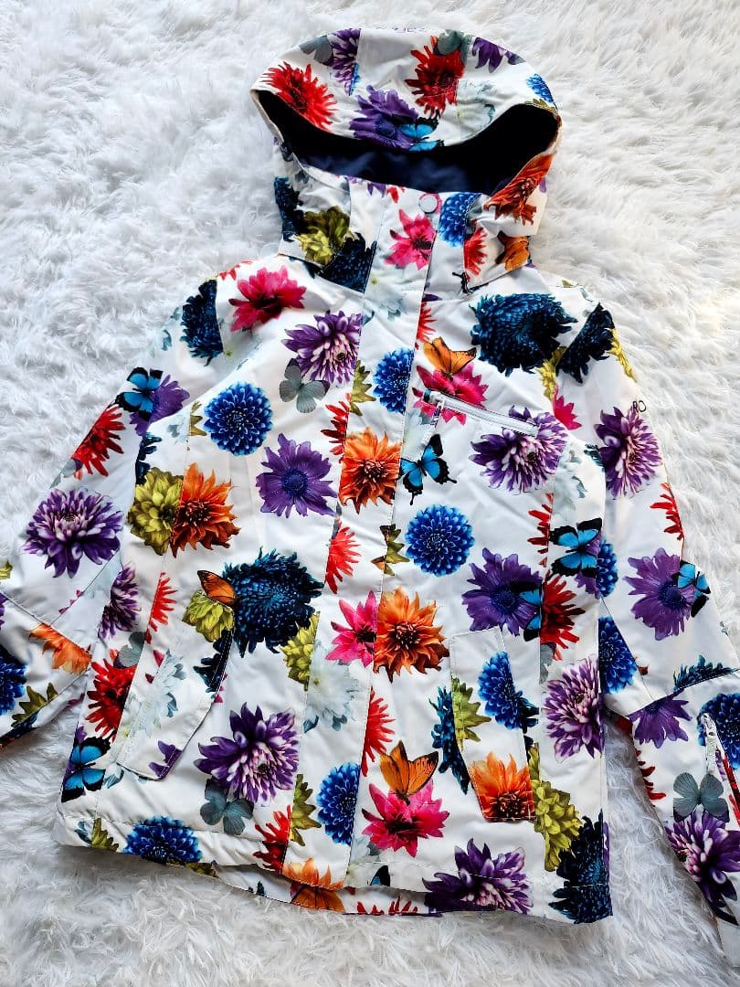 ROXY　蜷川実花　コラボ　花柄　スノボジャケット
