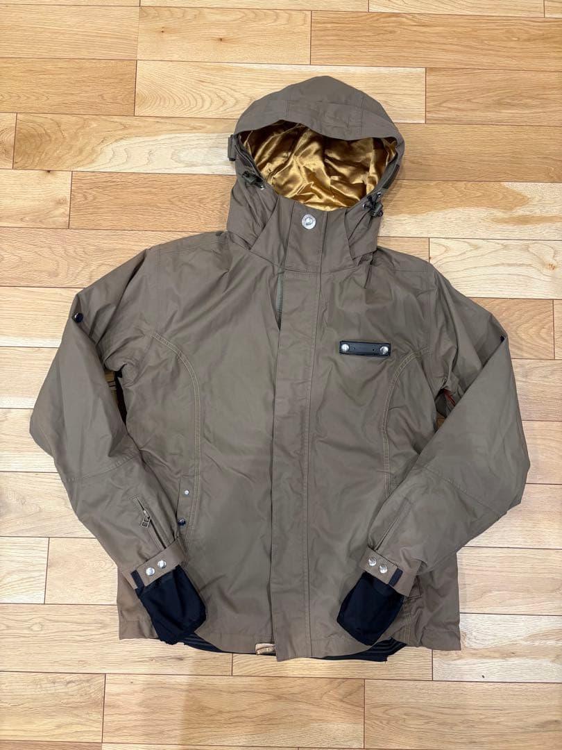 セール中‼️スノーボードウェアセット☆レディースL カーキ　スノボ　スキー☆