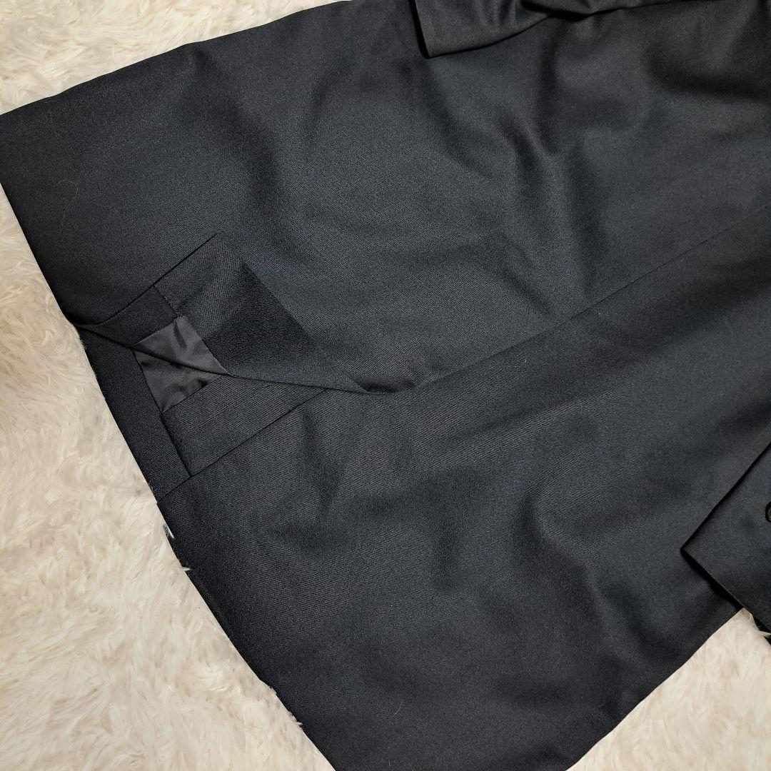 YSL【極美品】 ウールシルク ステンカラーコート ライナー取外し可 日本製