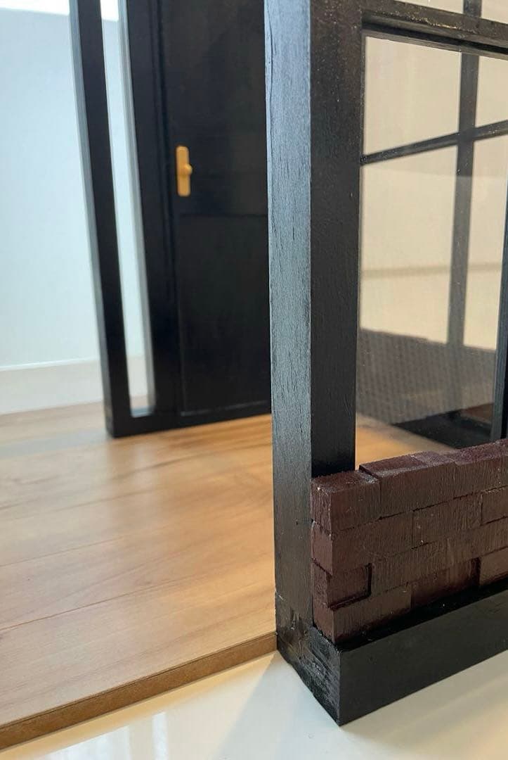 ドールハウス 撮影背景ボード ハンドメイド☆ ルーム＆チェア