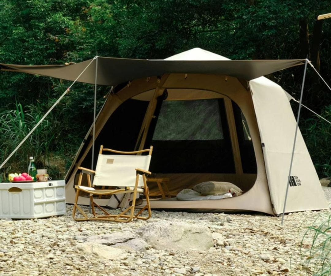 新品 TAN XIAN ZHE ヘキサン ファミリー テント タープ キャノピー