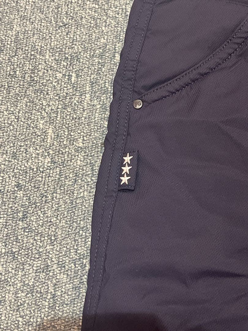 パーリーゲイツ　秋冬用中綿パンツ　暖パン　ネイビー