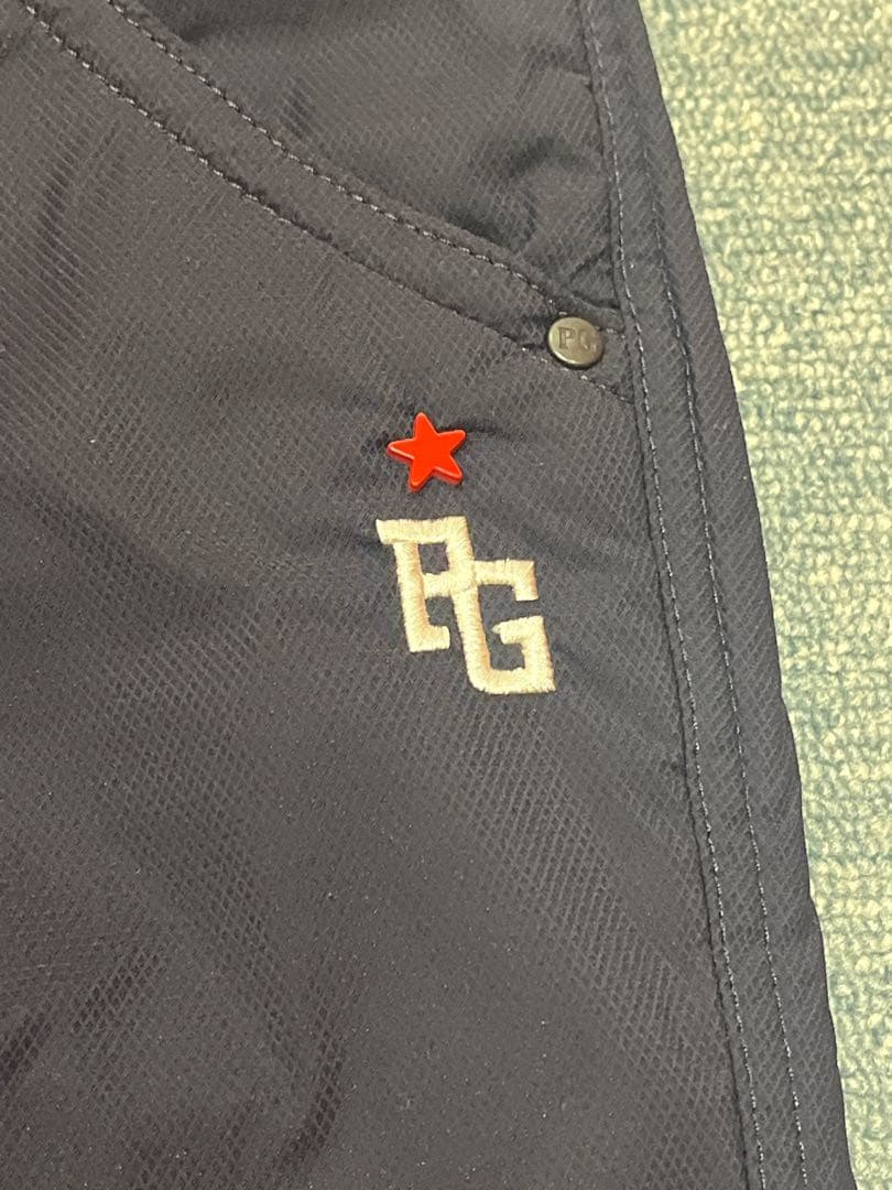 パーリーゲイツ　秋冬用中綿パンツ　暖パン　ネイビー