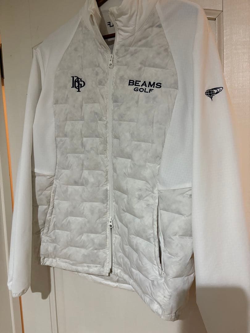 ビームスゴルフ　ダウンジャケット　切り替え　切替