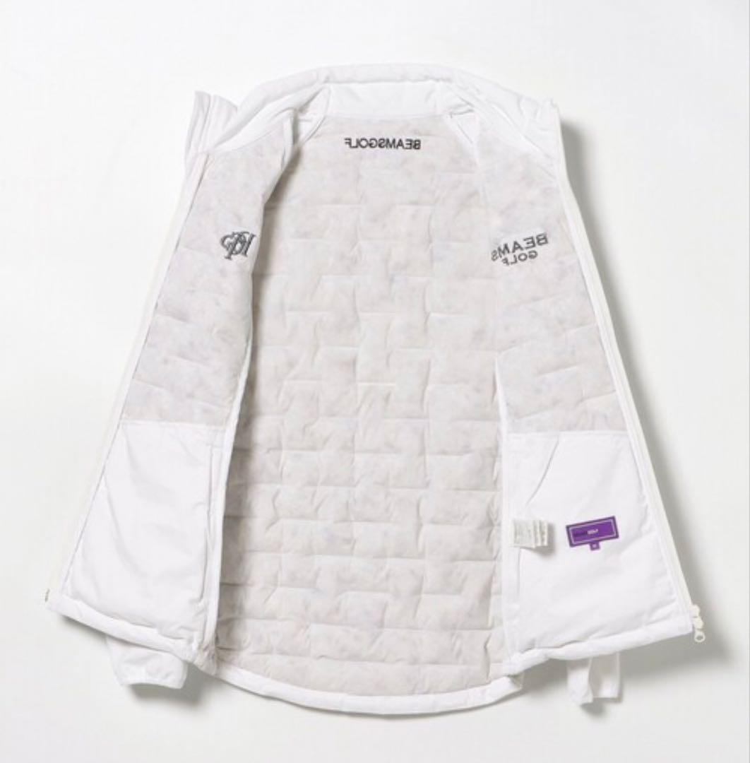 ビームスゴルフ　ダウンジャケット　切り替え　切替