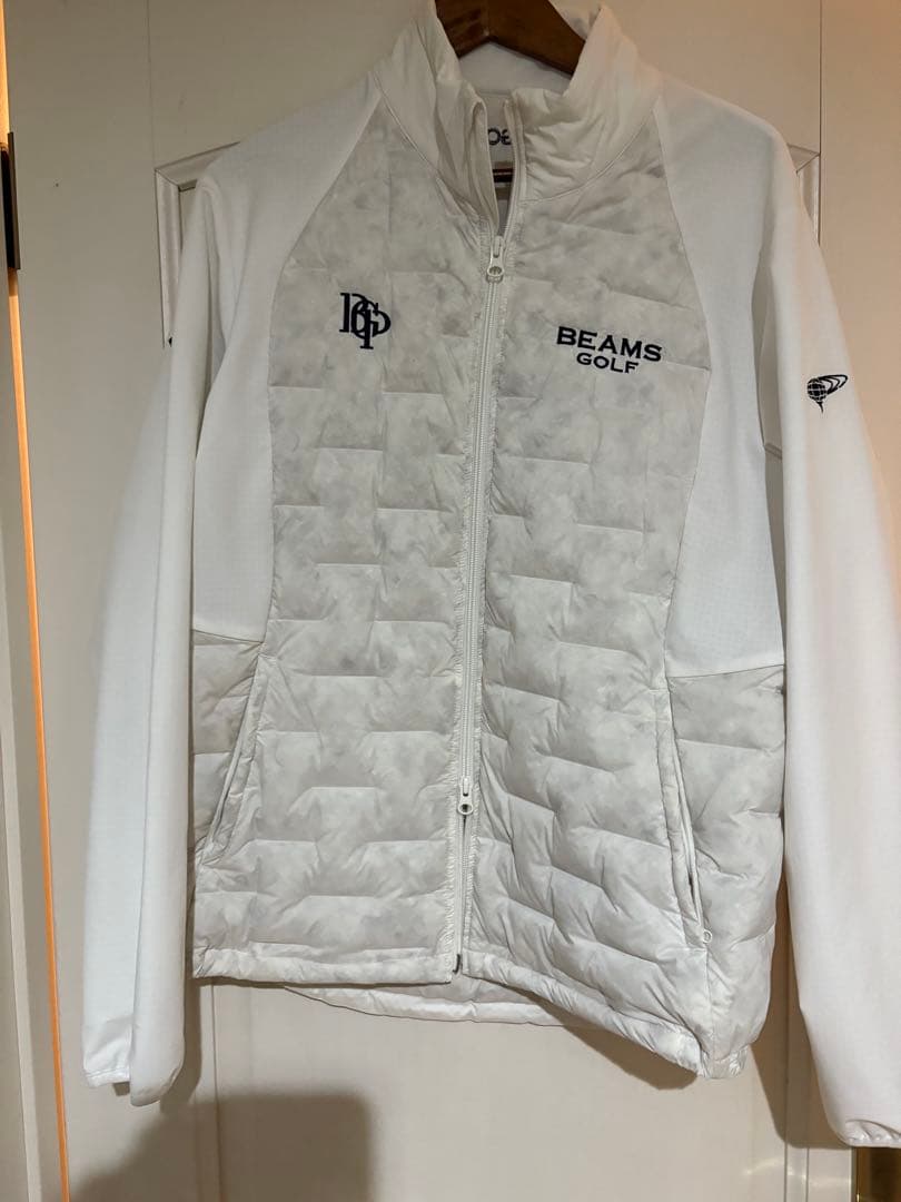 ビームスゴルフ　ダウンジャケット　切り替え　切替
