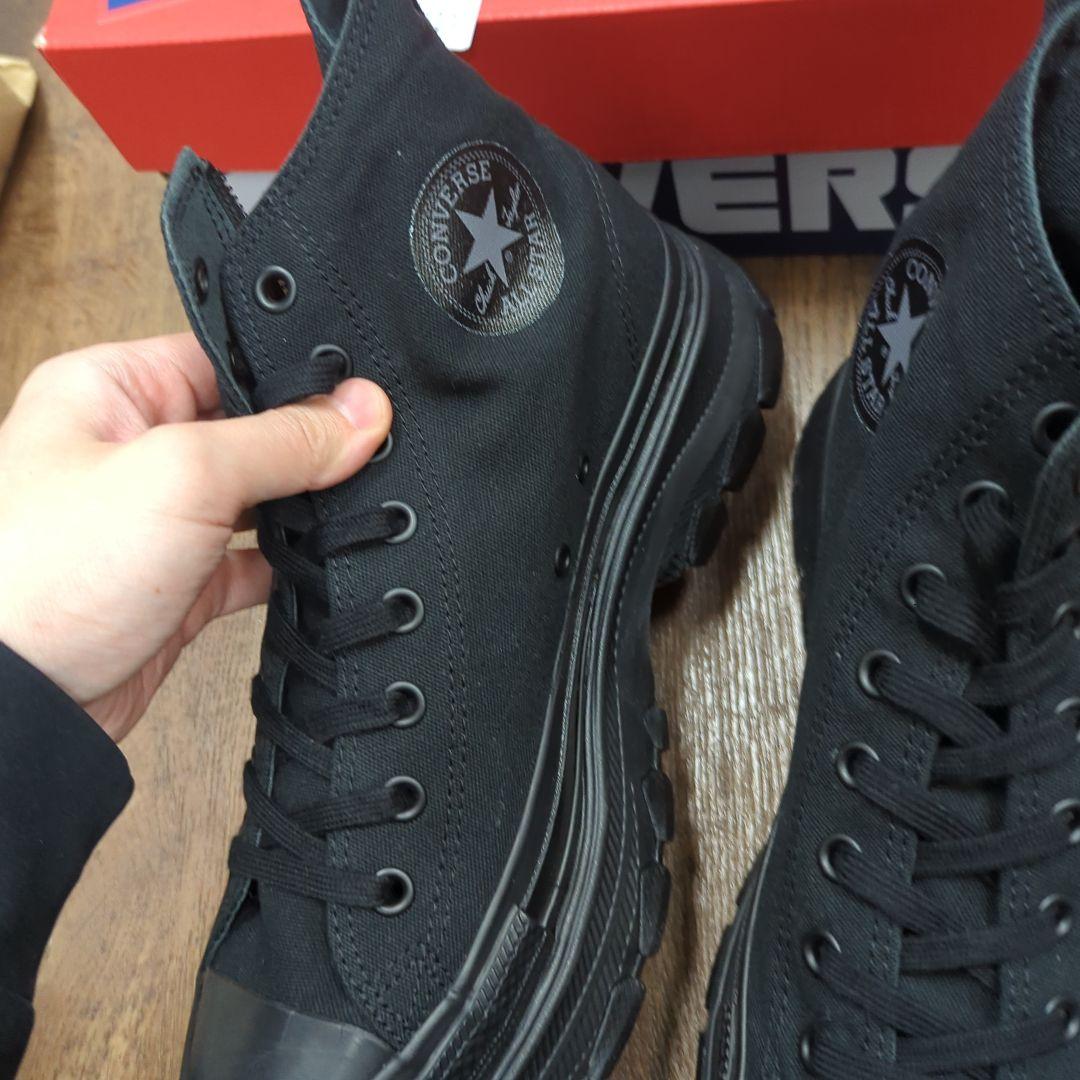 コンバース トレックウェーブ Z HI 黒 27.5 箱付 美品