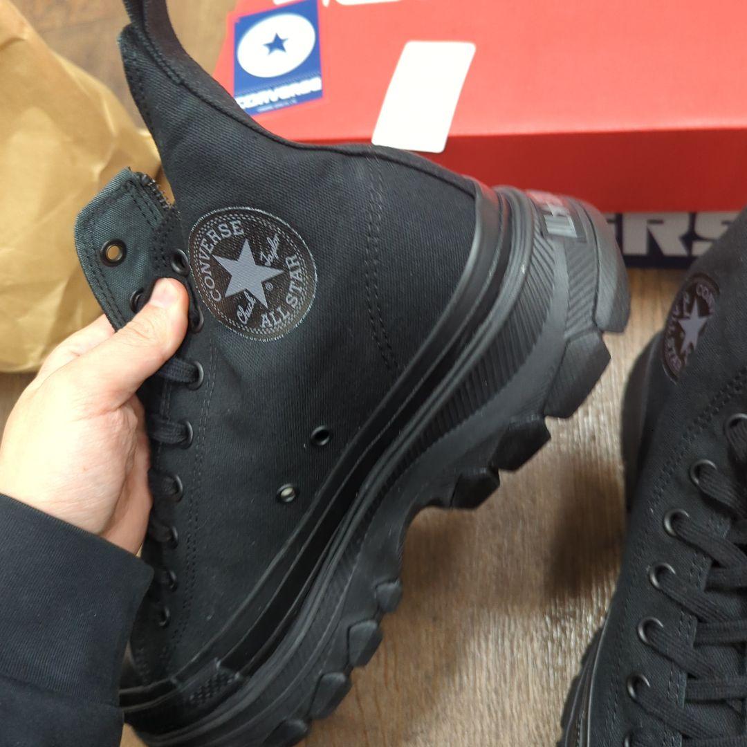 コンバース トレックウェーブ Z HI 黒 27.5 箱付 美品