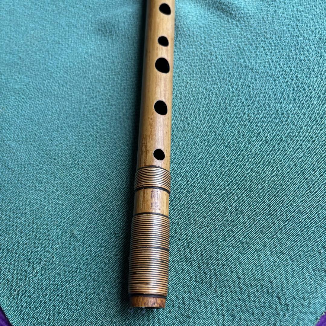 蘭照管篠笛天地巻き唄物6本調子