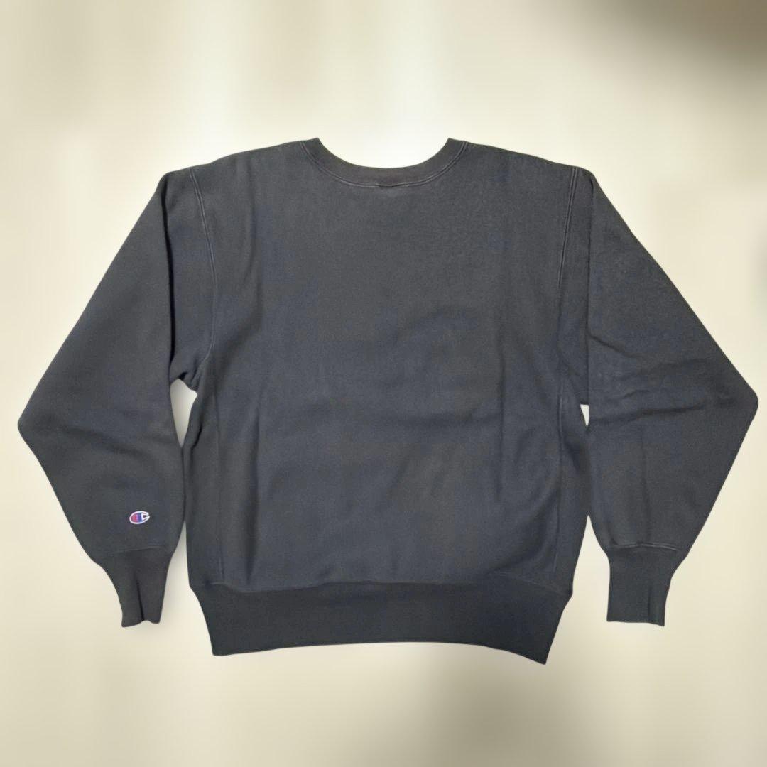 90s 刺繍タグchampion リバースウィーブ vintage ブラック