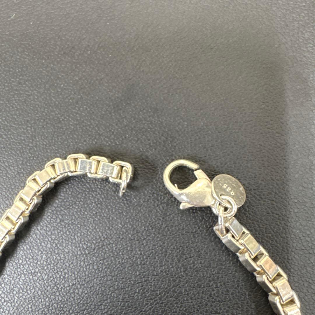 美品　ティファニー ベネチアンブレス 925 16.7ｇ 箱有り