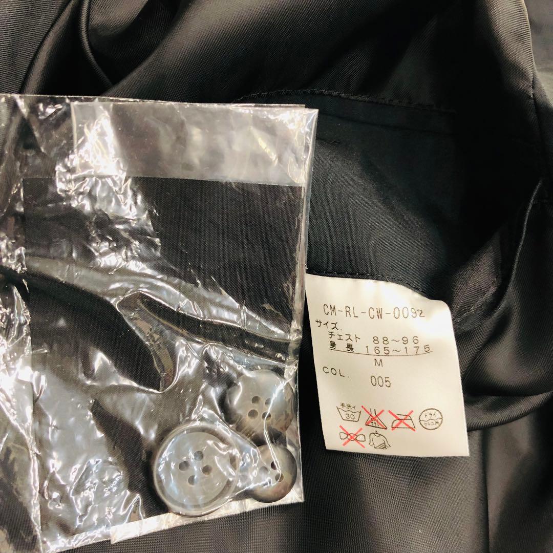 1518 美品　ポロラルフローレン　ステンカラーコート ブラック　M