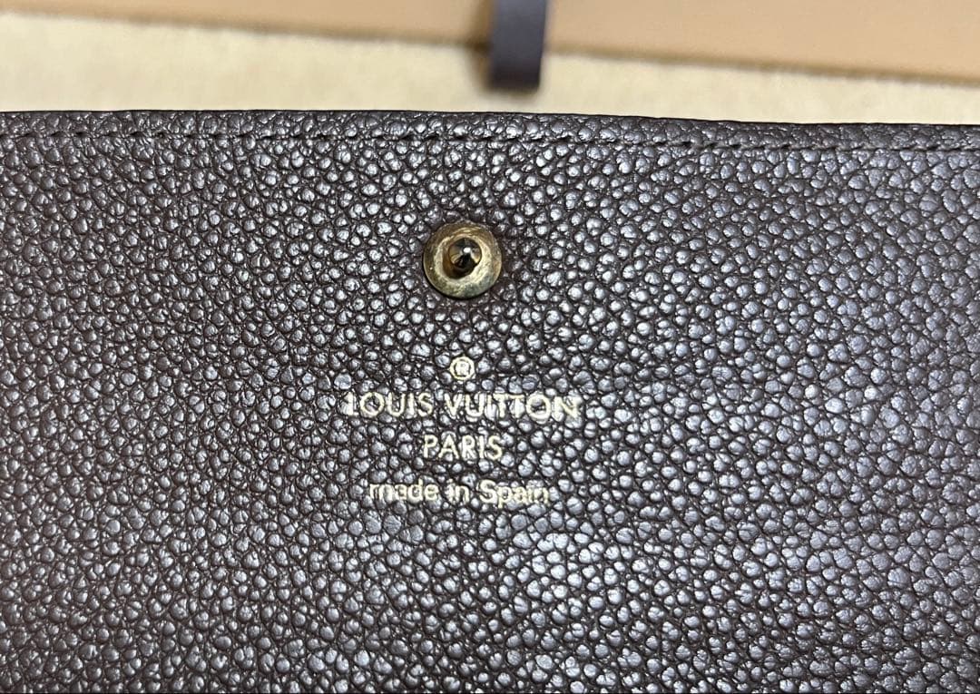 LOUISVUITTON アンプラント長財布 /箱等付属品有