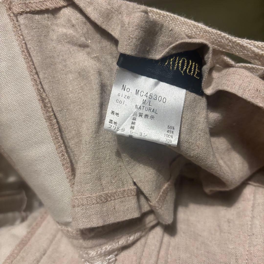 エクサントリーク　EXCENTRIQUE　 リネンコルセット　生成り