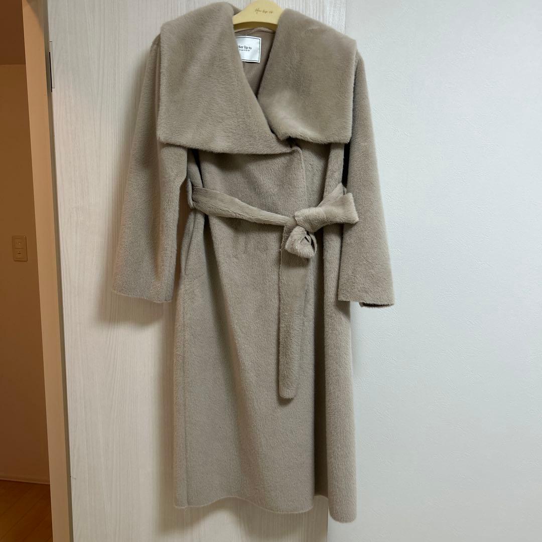 herlipto 大人気ファーコートMハンガー付き⭐︎