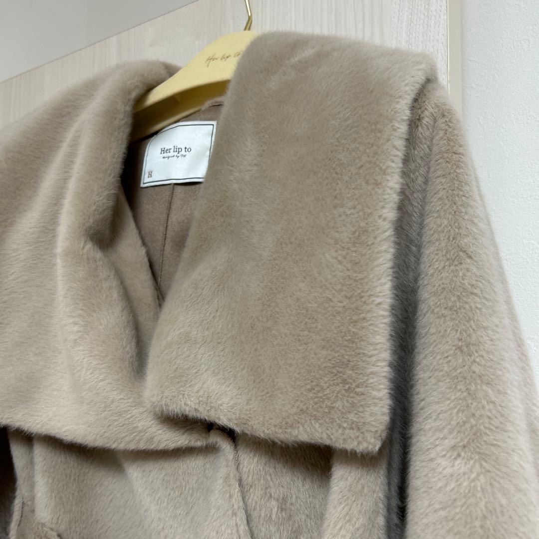 herlipto 大人気ファーコートMハンガー付き⭐︎