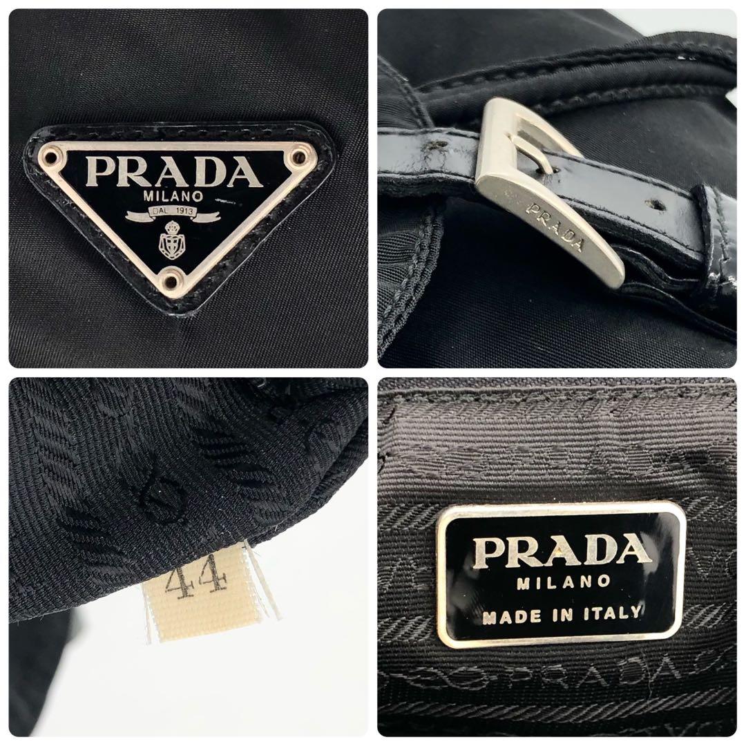 【極美品✨】プラダ バッグパック リュック 巾着 テスートナイロン×レザー