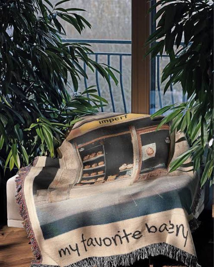 imperf ブランケット BAKERY THROW BLANKET Lサイズ