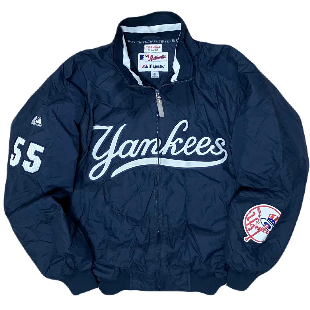 ヤンキース 松井モデル Majestic MLB スタジャン ジャケット M