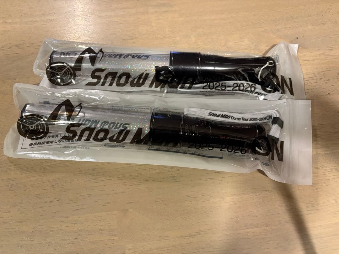 SnowMan Dome Tour 2025-2026 ON ペンライト2本 - メルカリ