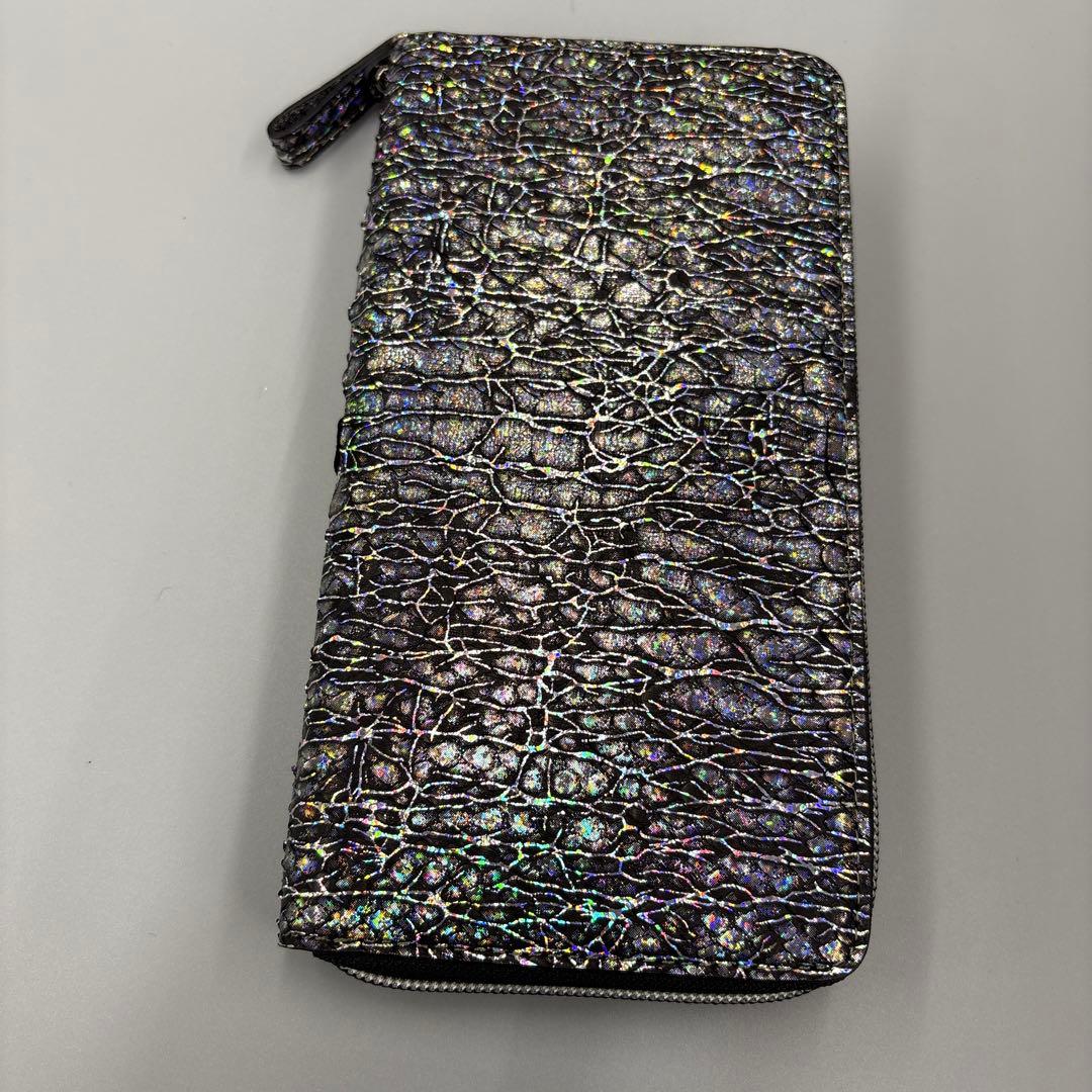 パイソン財布　長財布　レア染　パイソン　本革　財布　俺のパイソンseries