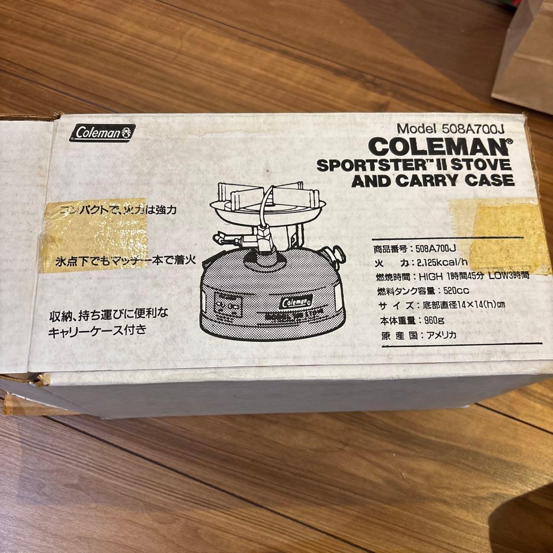 ワンバーナー　シングルストーブ　　 508A コールマン　スポーツスターⅡ