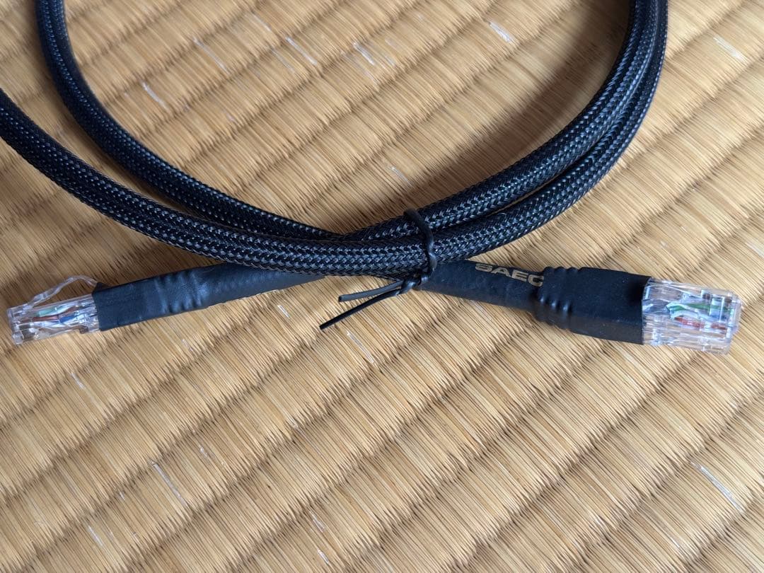 SAEC (サエク) 用高品質LANケーブル SLA-500 1.2m (中古)