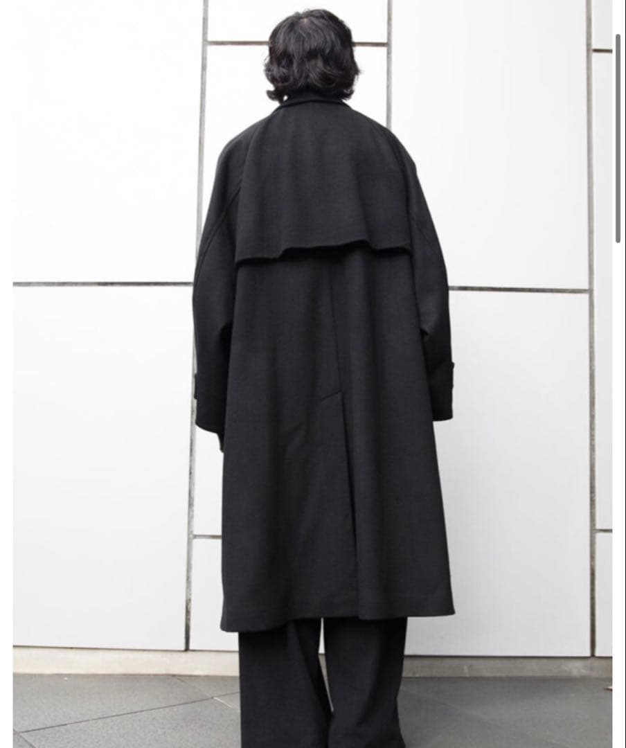 VOAAOV S100 WOOL ロングコートブラック　サイズ1 クリーニング済