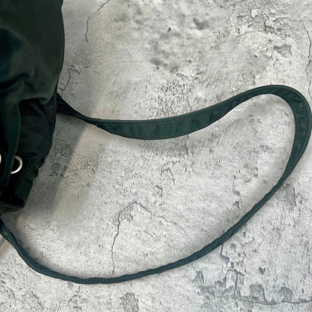 美品/カード付✨PRADA プラダ　リュック　バックパック　ミニリュック　カーキ