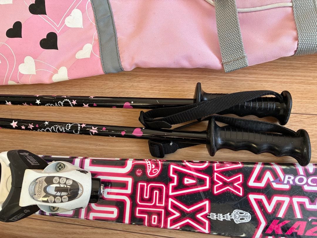 KAZAMA ジュニアスキー4点セット カザマ レディース 女の子 キッズ