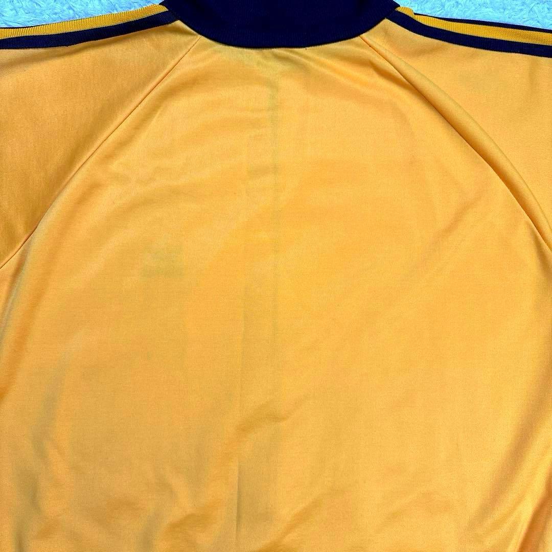 ✨美品・希少モデル✨アディダス　トラックジャケット　デサント期　イエロー　80s