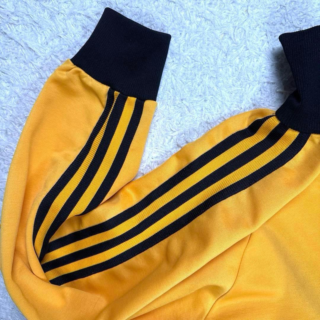 ✨美品・希少モデル✨アディダス　トラックジャケット　デサント期　イエロー　80s