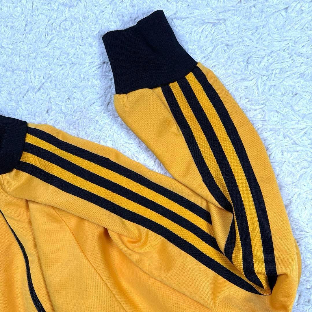 ✨美品・希少モデル✨アディダス　トラックジャケット　デサント期　イエロー　80s