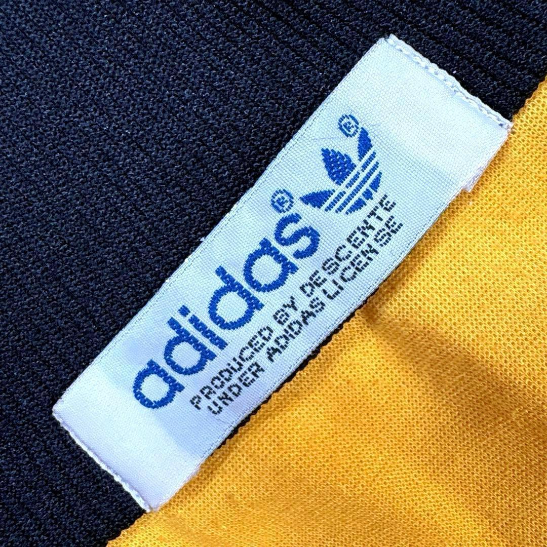 ✨美品・希少モデル✨アディダス　トラックジャケット　デサント期　イエロー　80s