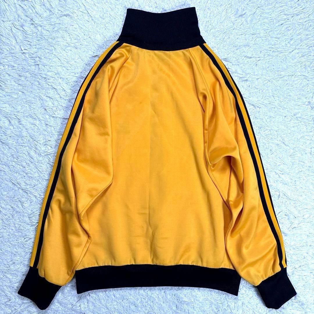 ✨美品・希少モデル✨アディダス　トラックジャケット　デサント期　イエロー　80s